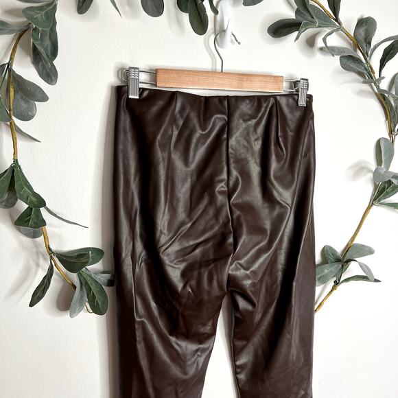 Banana Republic Brown Faux Leather Legging LAST CALL - Picture 4 of 5
